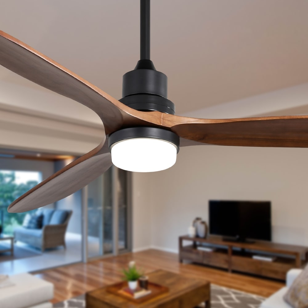 Ceiling Fan With Lights & Reversible Motor Remote ...