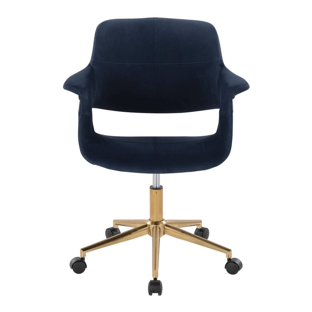 Silver Orchid Fauske Upholstered Office Chair with 5-Star Base