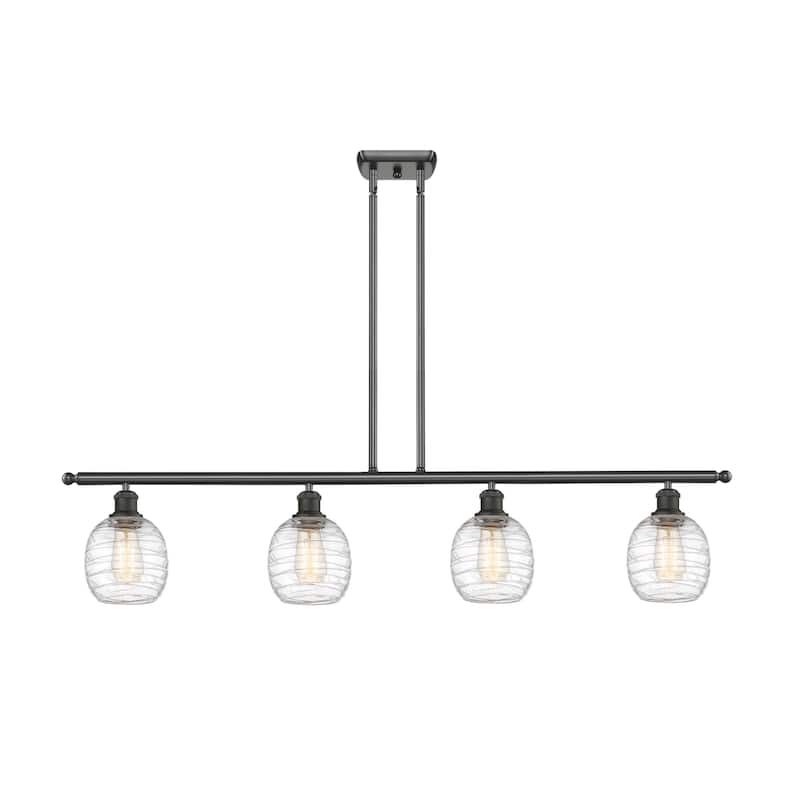 Innovations Lighting 516-4I-10-48 Belfast Linear Belfast 4 Light 48" - Oil Rubbed Bronze / Deco Swirl