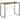 vidaXL Bar Table 55.1"x27.6"x43.3" Solid Wood Reclaimed - 55.1" x 27.6" x 43.3"