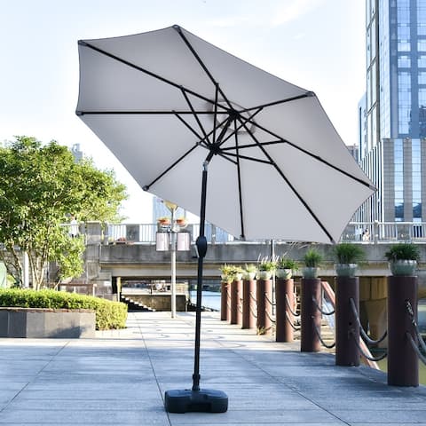 Amada 9 ft. Patio Umbrella with Fillable Base