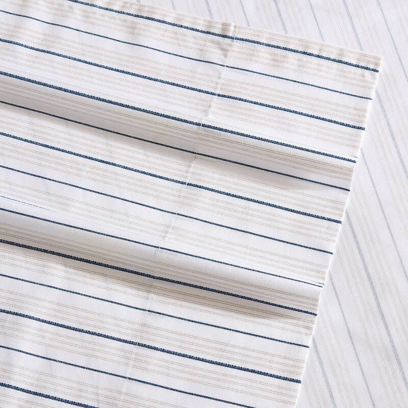 Nautica Cotton Percale Deep Pocket Bed Sheet Sets