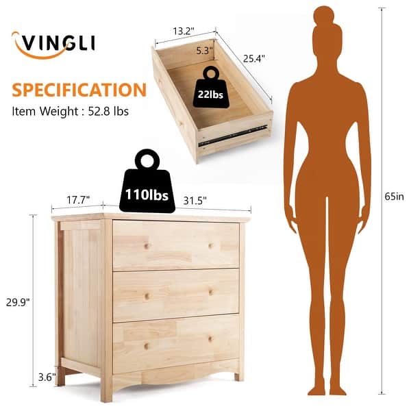 unfinished wood dresser International Concepts Traditional 5-Drawer Chest, Light Brown, 29.5-inW x 16.5-inD x 49.5-inH BD-8005 at Its hand Art Deco Dollhouse Dresser: Unfinished