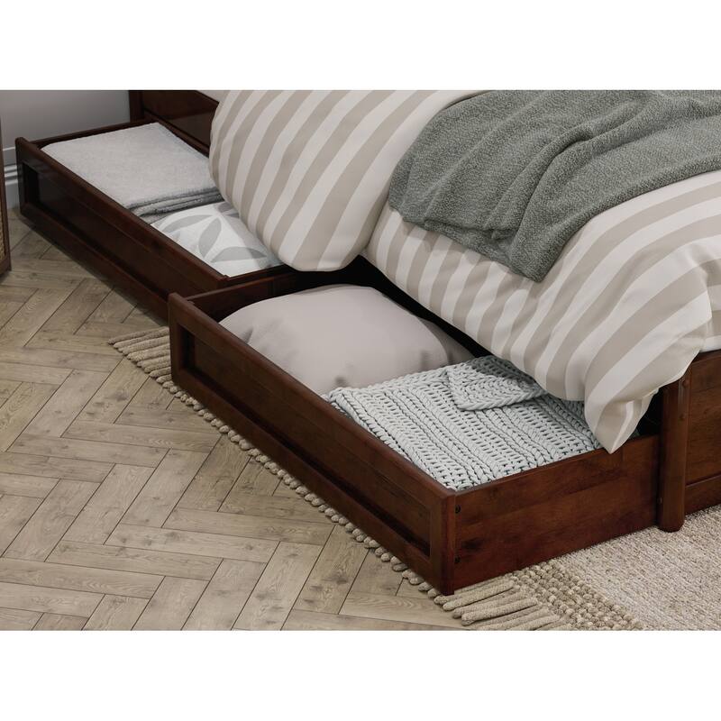 Barcelona Panel Platform Bed with Storage Drawers