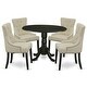 preview thumbnail 2 of 23, Classic Round Mahogany Dining Set