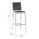 preview thumbnail 5 of 6, Eden Crest Cross Bar Chair (Set of 2) Black