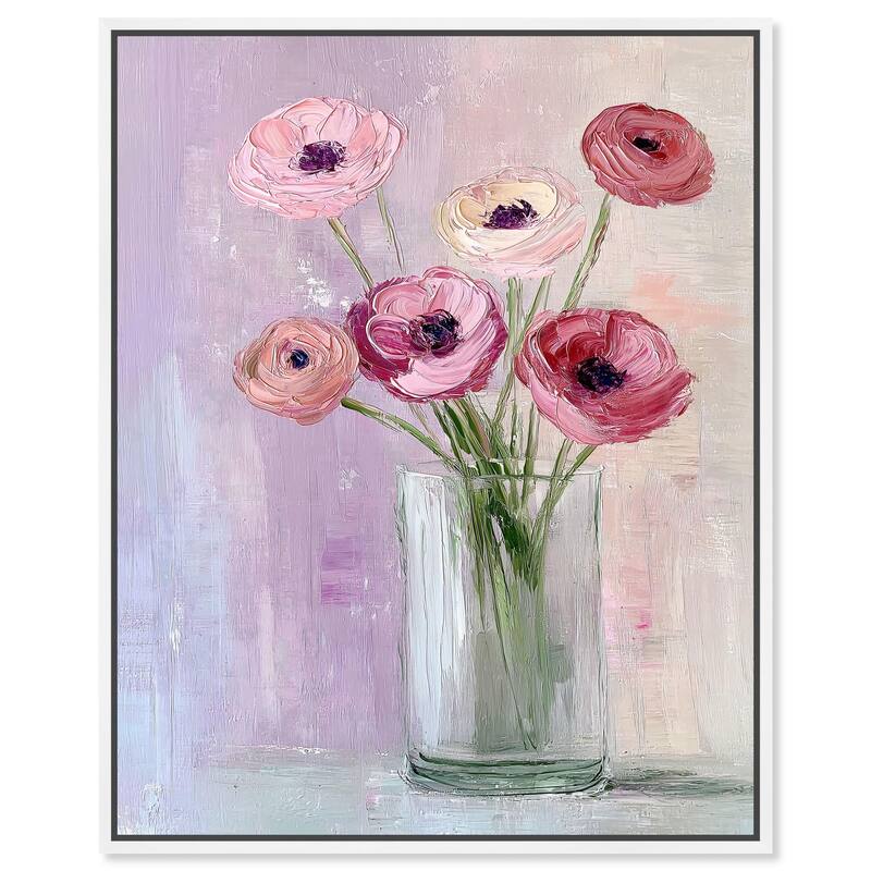 Glass and Grace Canvas by Art Remedy - White - 30" x 36"