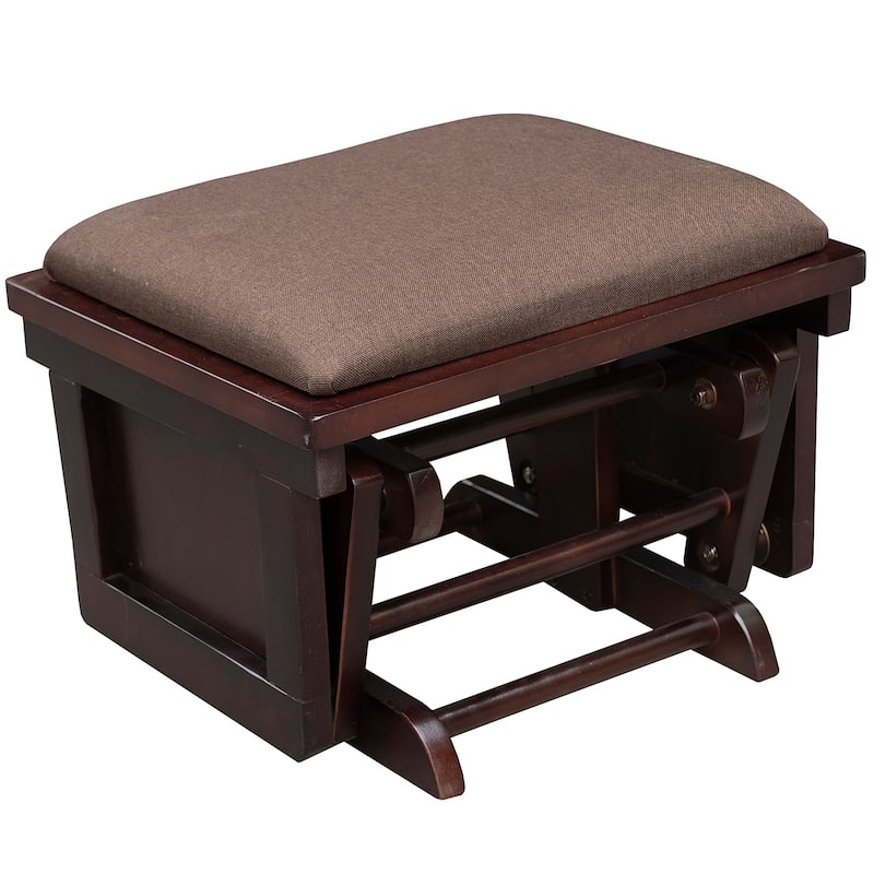 Nursery Glider Rocking Chair with Ottoman