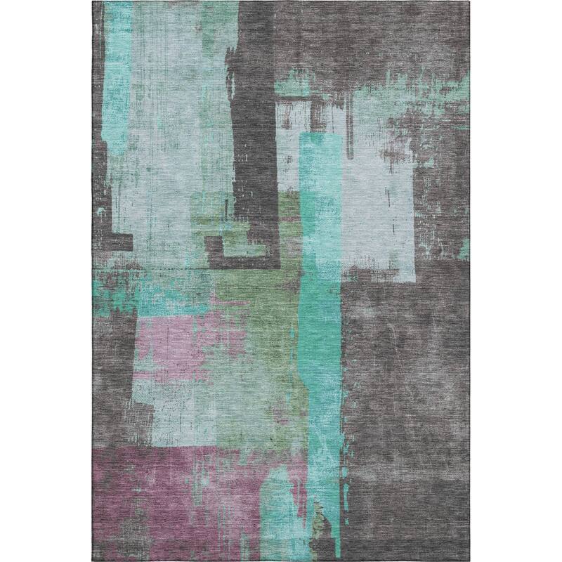 Premium Washable Super Soft Abstract Contemporary Mayfield Rug