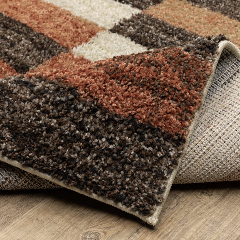 ROW Gemma Modern Color Block Multi-Colored Area Rug