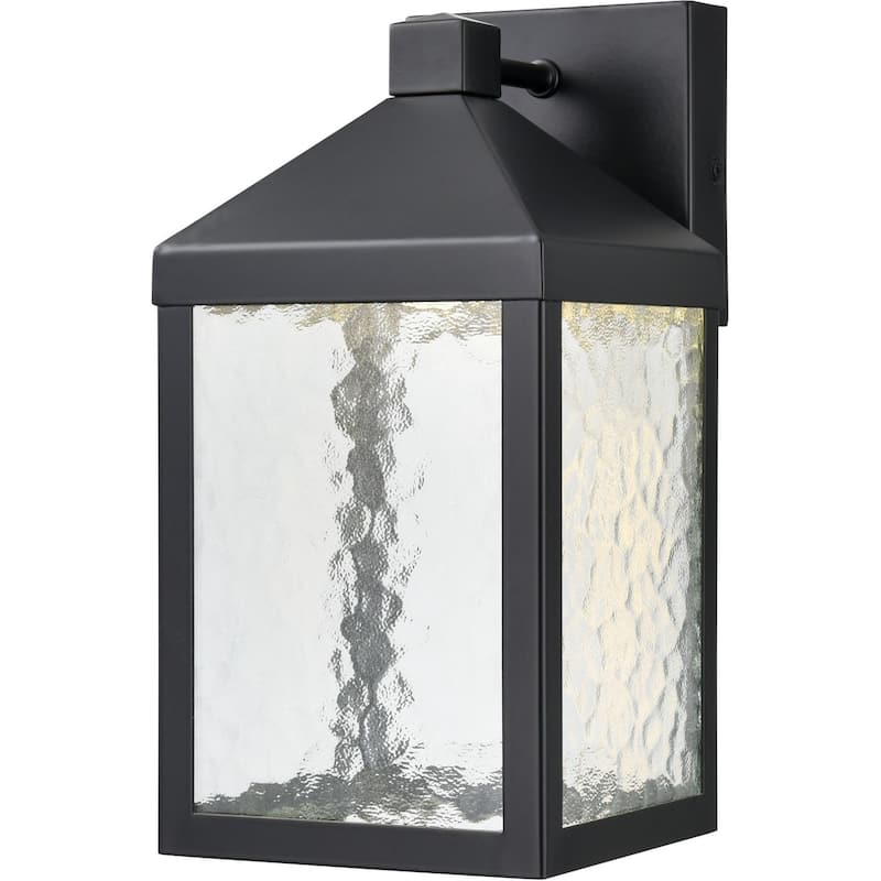 Millennium Lighting 72001 Aaron 12" Tall LED Outdoor Wall Sconce with - Powder Coated Black
