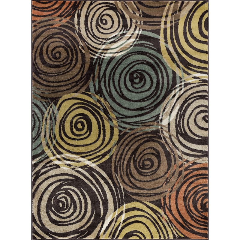 Decora Modern & Contemporary Floral Indoor Area Rug