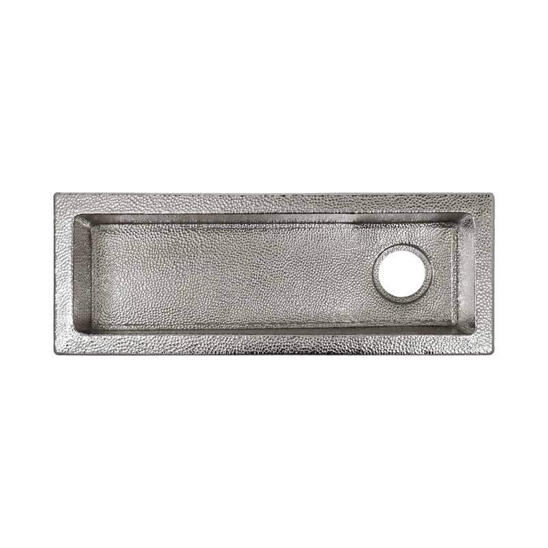 Native Trails Rio 30" Single Basin Undermount Bar Sink - Polished Nickel