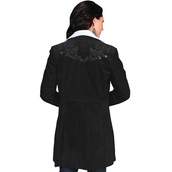 thigh length coat womens