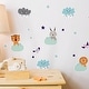 preview thumbnail 1 of 5, Walplus Animals up in Clouds Wall Sticker Children Nursery Decor Decal
