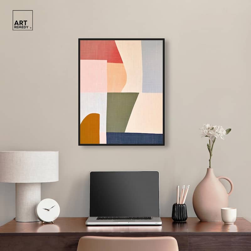 Planar Patchwork I Canvas by Art Remedy