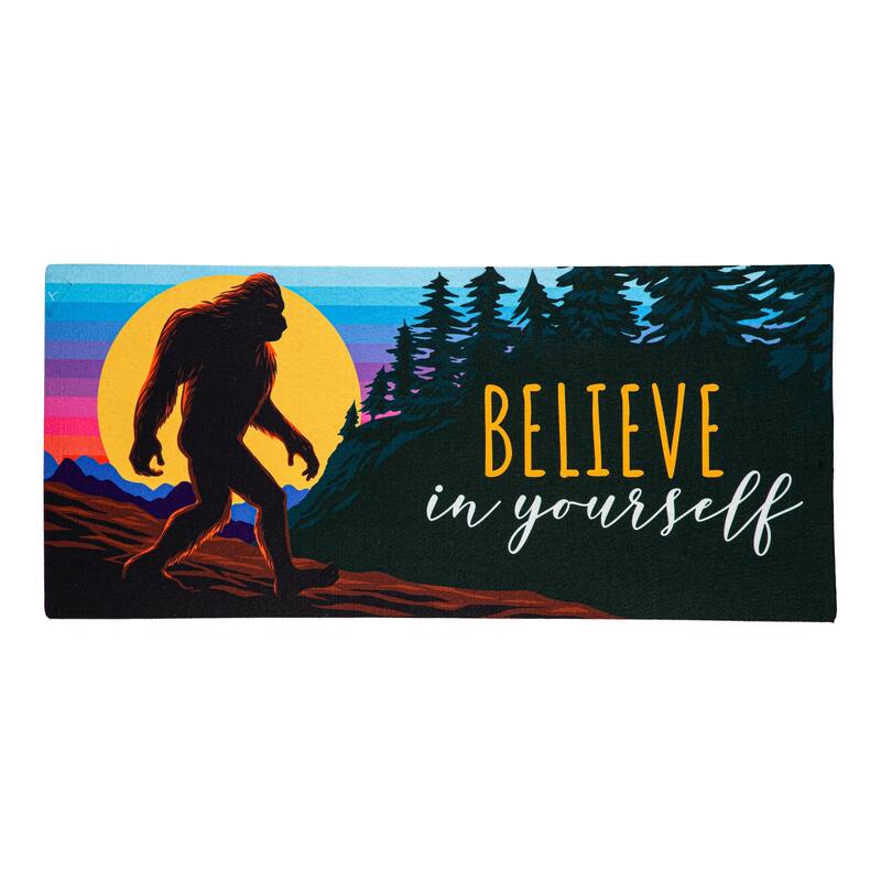 22 in. x 10 in. Big Foot Believe In Yourself Sassafras Switch Mat