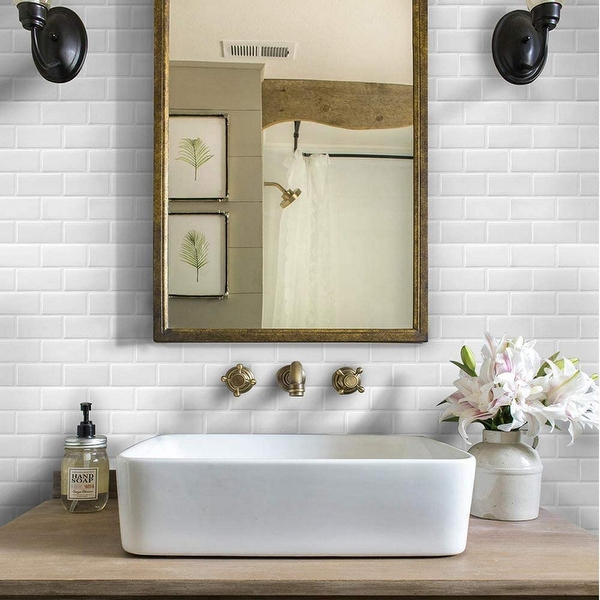 peel and stick gel tile backsplash