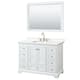 Option White / White Quartz Top / Brushed Gold Hardware