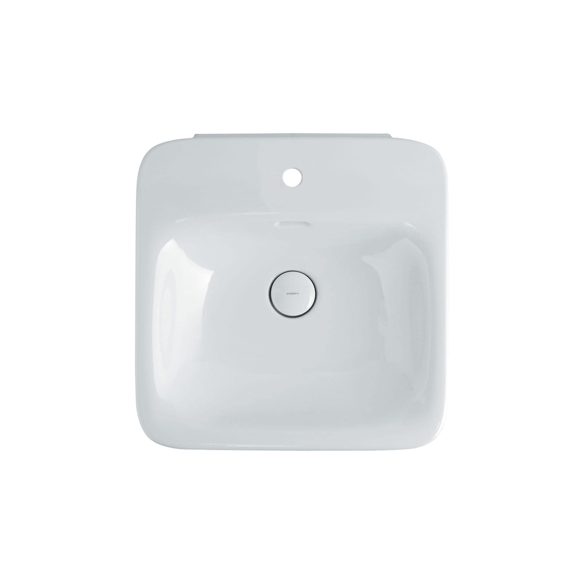 WS Bath Collections 19-11/16" Ceramic Wall Mounted Bathroom Sink with