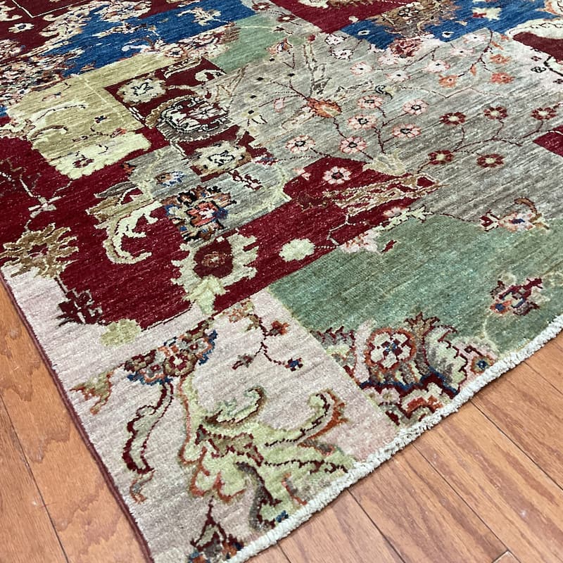 HERAT ORIENTAL Handmade Kazak Wool Rug - 4'11" x 6'5"