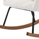 preview thumbnail 20 of 24, Rocking Chair Nursery Glider Chair High Back Rocking Armchair Upholstered Lounge Chair