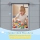 preview thumbnail 17 of 18, Gymax Twin Size Loft Bed w/ LED Lights 2 Doors Underbed Space &
