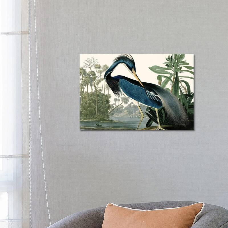 iCanvas "Louisana Heron" by Piddix Canvas Print - 18x26x1.5