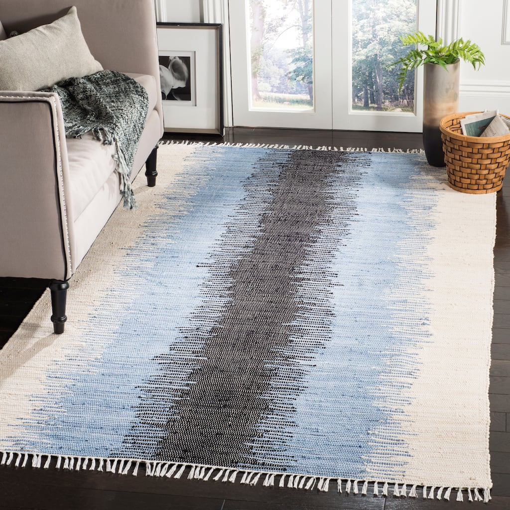 SAFAVIEH, Handmade Flatweave Montauk Goranka Casual Cotton Rug
