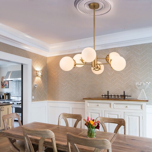Sputnik globe chandelier best sale