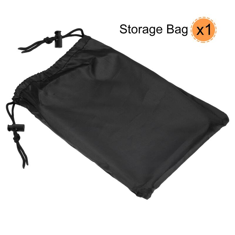 Folding Bed Covers 51 x 12 x 39 Inch Furniture Protective Cover, Black