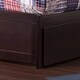 preview thumbnail 4 of 6, Portland Twin XL Platform Bed with Footboard & 2 Storage Drawers in Espresso