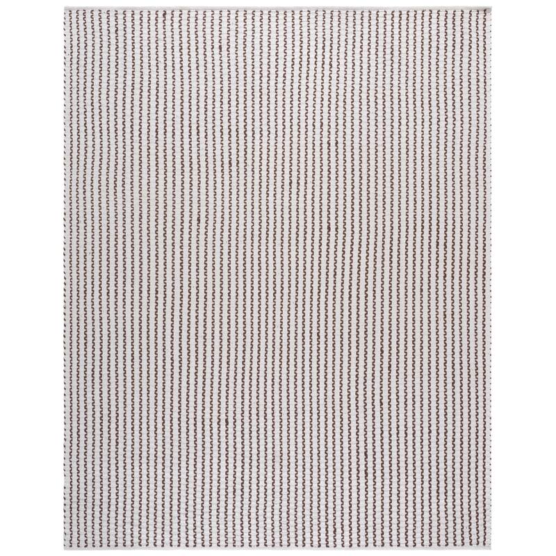 SAFAVIEH Handmade Cape Arieke Cod Cotton Rug - 9' x 12' - Ivory/Brown