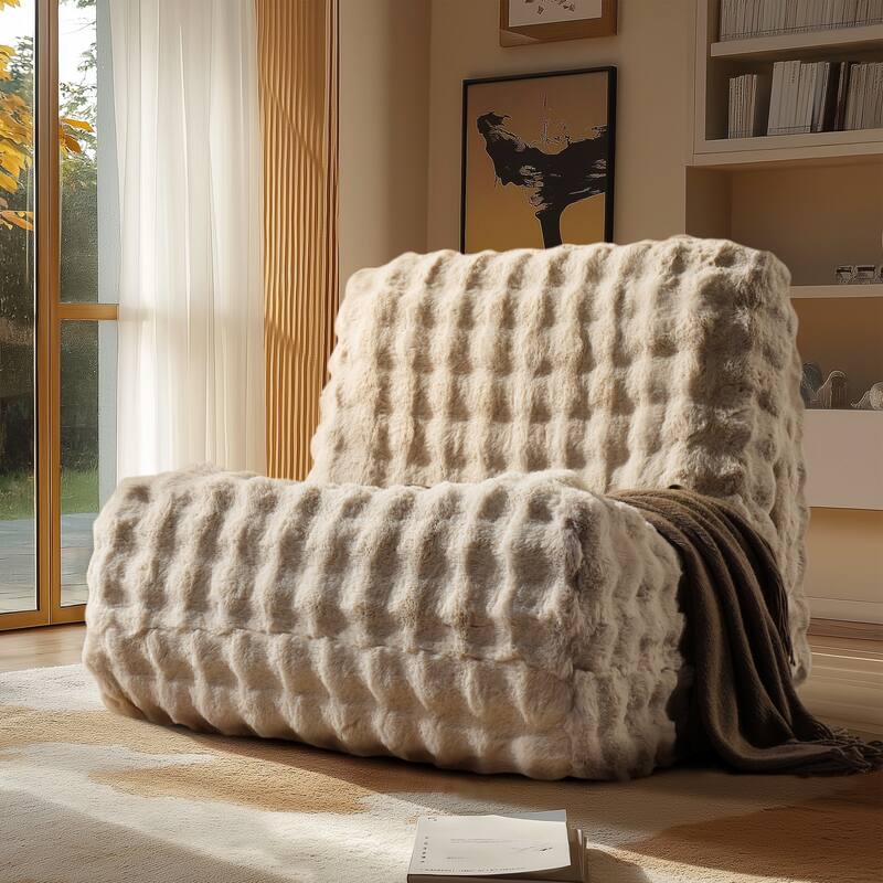 OVIOS Luxury Plush Bean Bag Ultra-Soft Chair