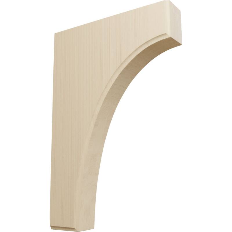 Clarksville Bracket - 1 3/4"W x 8"D x 12"H - Rubberwood