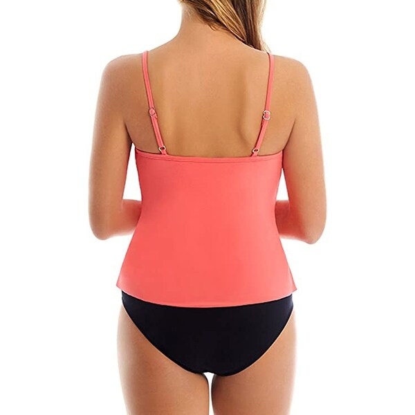 Orange tankini swim top clearance