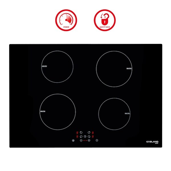 electric 4 burner cooktop