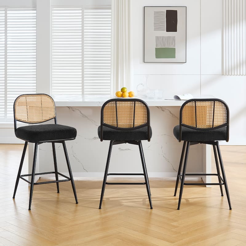 26"/29" Counter Height Swivel Bar Stools Set of 2/3/4