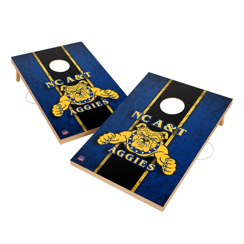 Vintage North Carolina A&T State University Aggies Regulation 2x4 Cornhole Set
