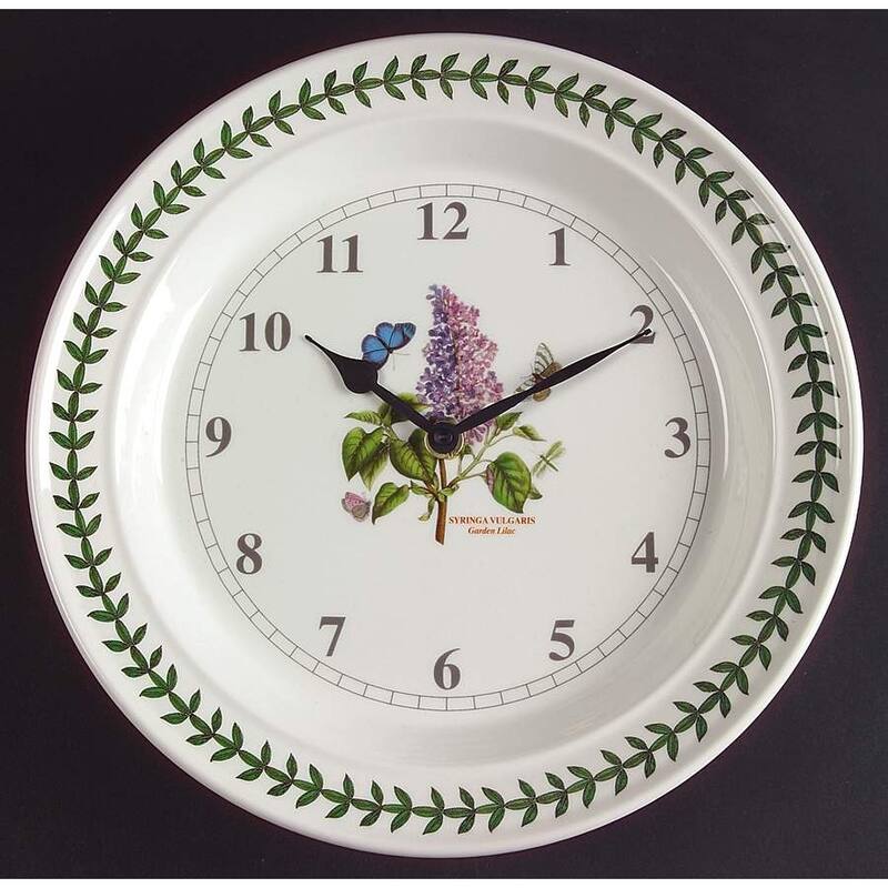 Portmeirion Botanic Garden Kitchen Wall Clock - 10.5 inch