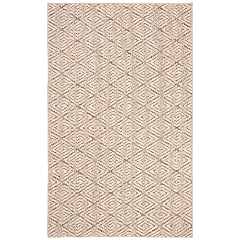 SAFAVIEH Palm Beach Vennie Modern Sisal Rug - 5' x 8' - Beige/Brown