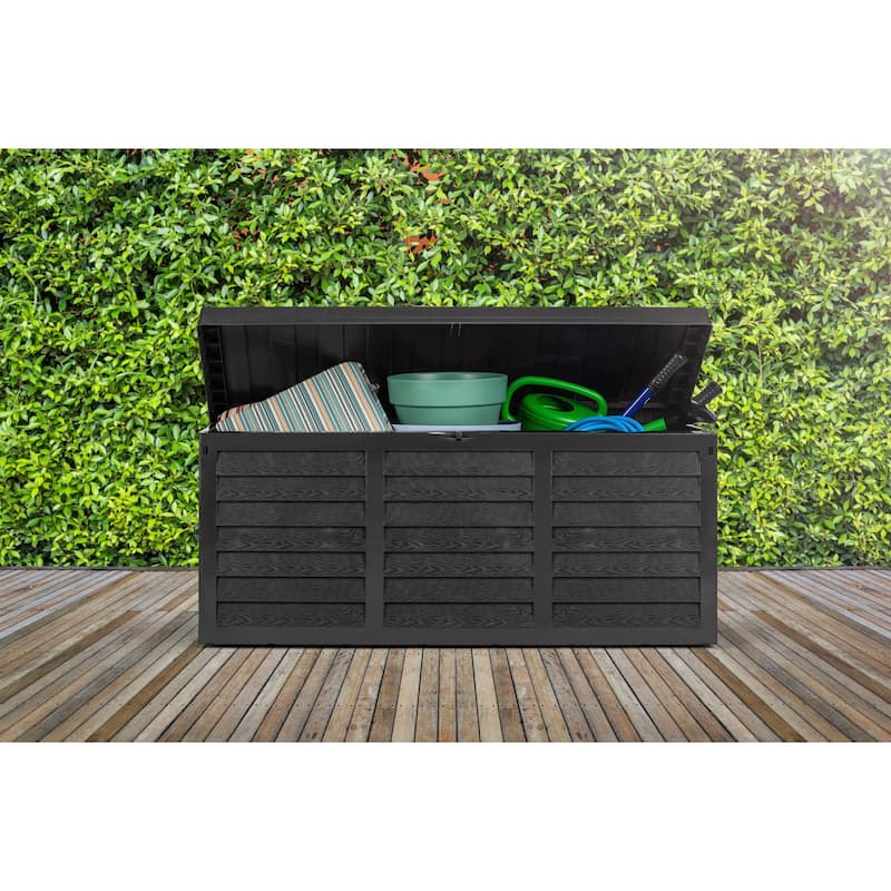 Rustic State 84 Gallon Water Resistant Outdoor Storage Box