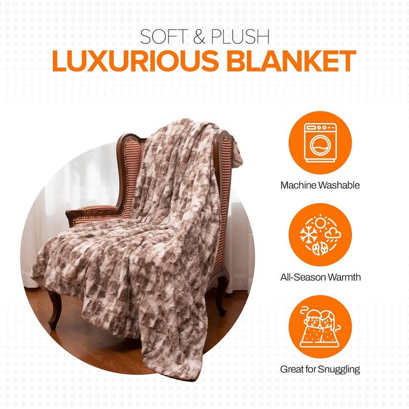 Cheer Collection Luxurious Soft Throw Blanket.
