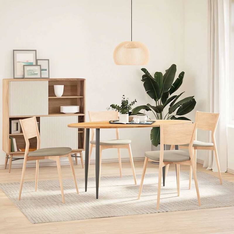 vidaXL Table Top Light Brown Solid oak wood 55.1 x 23.6 in Durable - 55.1 x 23.6 in