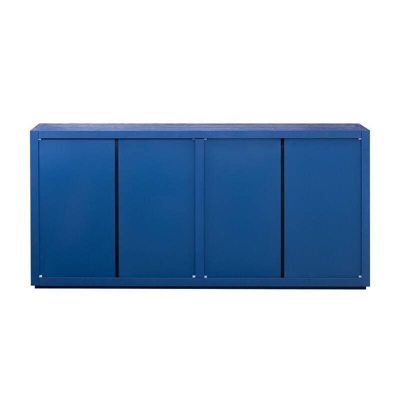 63" Ash Veneer Four-Door Buffet/Sideboard for Hallway, Entryway, Living Room