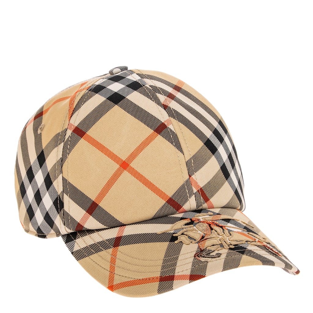 Burberry Check EKD Twill Baseball Cap