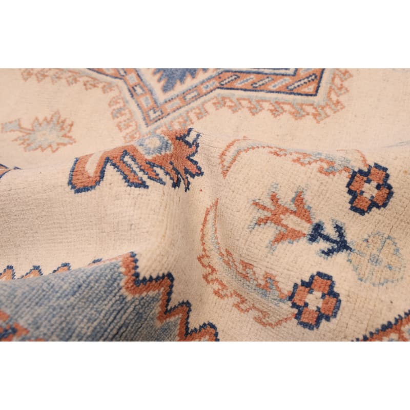 ECARPETGALLERY Hand-knotted Finest Ghazni Ivory Wool Rug - 8'4 x 10'5