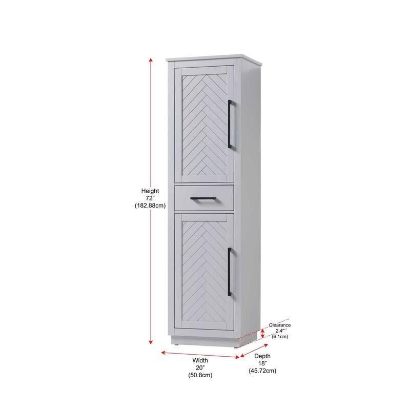 Raphael Bath Storage Cabinet (16-28 In.)