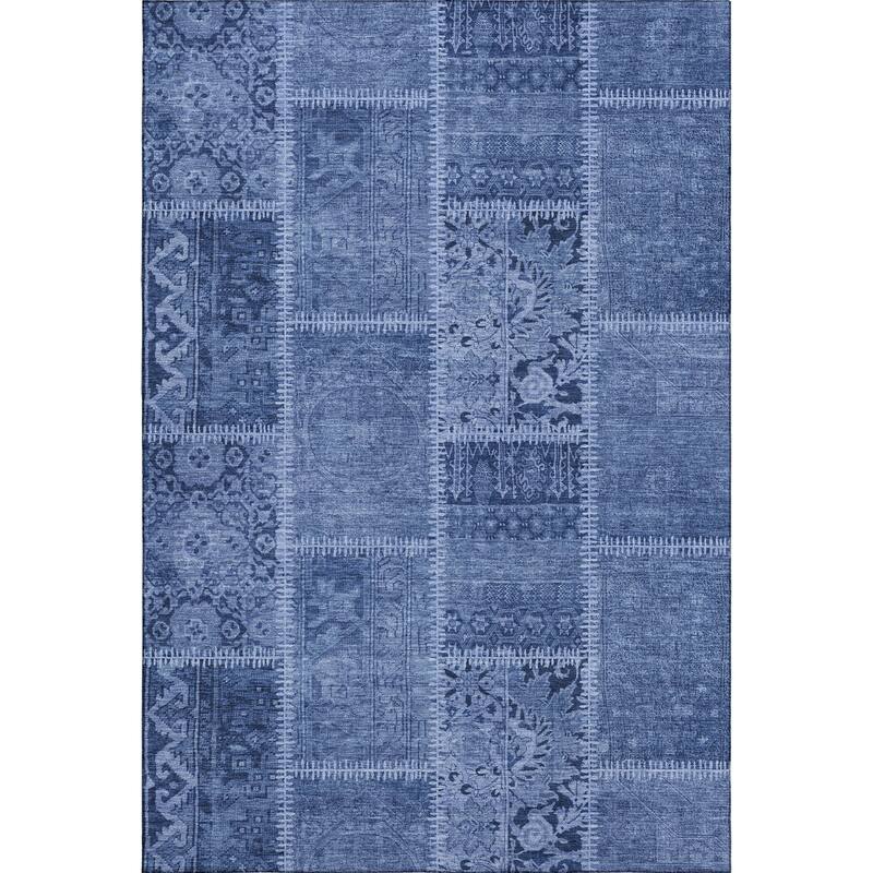 Premium Washable Super Soft Vintage Patchwork Mayfield Rug