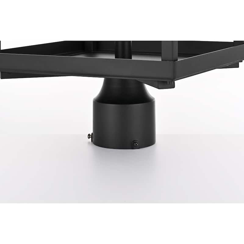 Lazare Outdoor Post light in Black